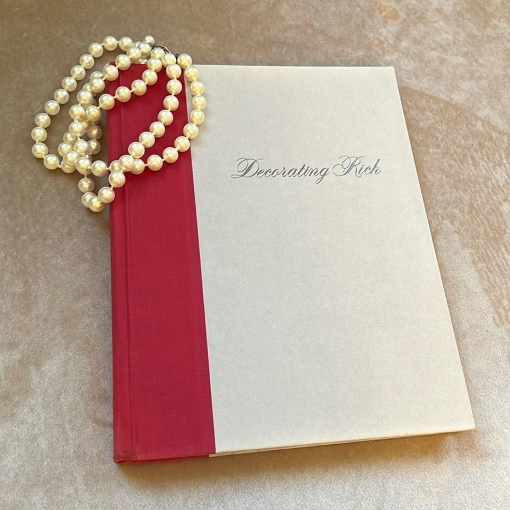 VTG EUC *Decorating Rich* Gorgeous HC Book READ